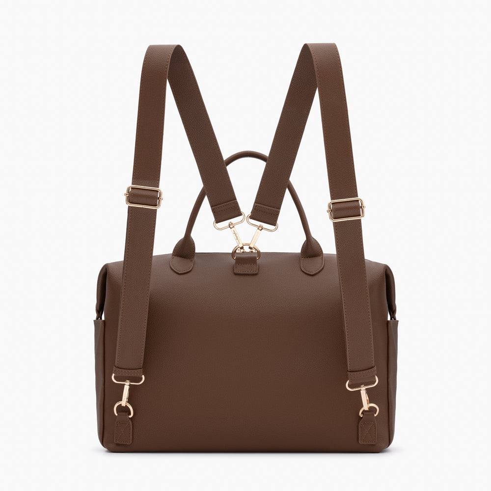 Popruhy na batoh k taške MyBabyBag v hnedej farbe