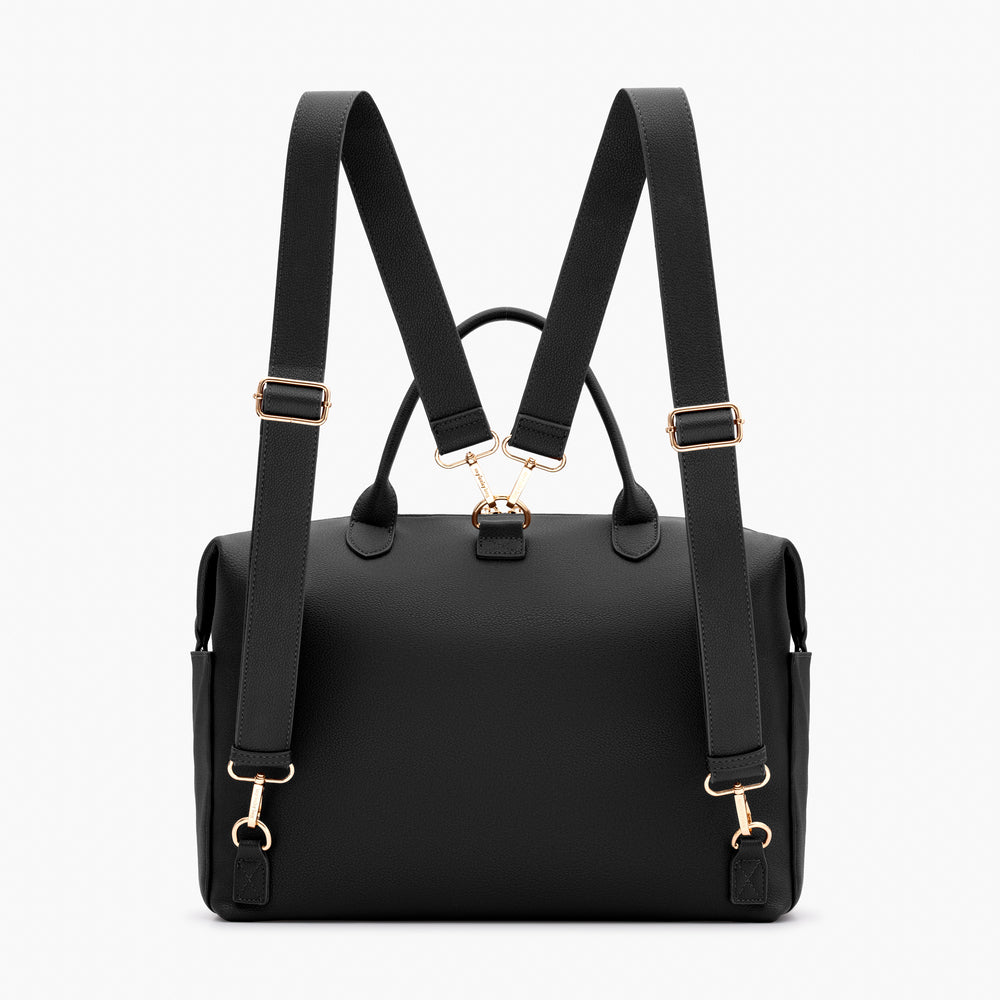 Popruhy na batoh k taške MyBabyBag v čiernej farbe